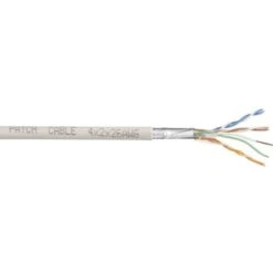 Câble Réseau CAT 6 F/UTP TRU COMPONENTS CAT 6/CCA 1567180 4 X 2 X 0.27 Mm² Blanc 50 M