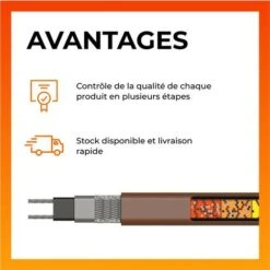 IndAstro Lite - Câble Chauffant Auto-régulant, Couronne" "10 Mètres -Goobayd Magasin 71459279 3