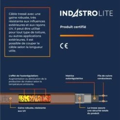 IndAstro Lite - Câble Chauffant Auto-régulant, Couronne" "10 Mètres -Goobayd Magasin 71459279 4