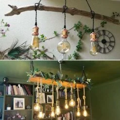 MINKUROW Led Lighting 10m Fil Electrique Corde, 2 Noyaux Linge De Câble D'eclairage De Corde Vintage Fil De Cuivre Recouvert Rétro Tressé Industriel Corde Pour Diy Pendentif Lampe -Goobayd Magasin 71685302 4