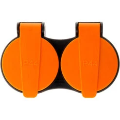 Rallonge étanche 2 Prises Avec Clapet Orange 2P+T H07RN-F 3x 1,5mm² 5m - Zenitech -Goobayd Magasin 7228085 3