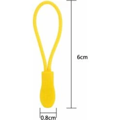 LTS FAFA 40 Pièces Cordon De Tirage Extension Zip Tirettes De Fermeture,(Couleur Aléatoire) -Goobayd Magasin 72452507 3