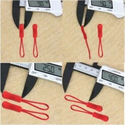 LTS FAFA 80 Pièces D'extensions De Fermeture éclair, 8 Couleurs, Tyrolienne En Nylon -Goobayd Magasin 74101023 3
