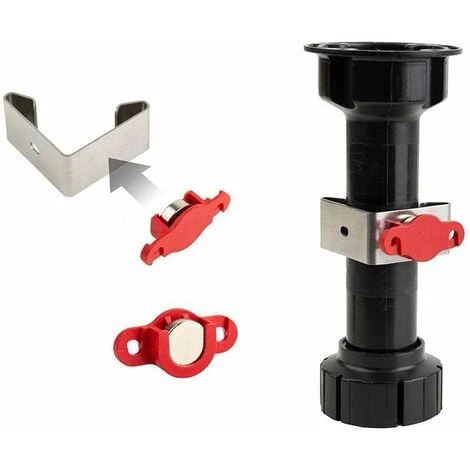 2x Clip De Plinthe Magnétique Avec Clip En Métal Et Aimant Pied Meuble Adaptable Cuisine Salle De Bain Facile Finition Connecteur Fixation 2 2x Clip De Plinthe Magnétique Avec Clip En Métal Et Aimant Pied Meuble Adaptable Cuisine Salle De Bain Facile Finition Connecteur Fixation – Image 2