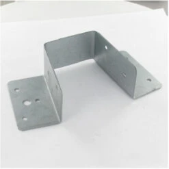 Sabot Forme U SUPPORT POUTRE 63 Acier Zingué Blanc Sendzimir Conditionnement: 5 Pieces