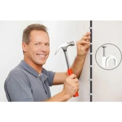 400Pcs Attache-câble Ronde Avec Clou En Acier Serre-câble De 4 Tailles Organisateur De Fils Différentes De 4mm/6mm/8mm/10mm Blanche -Goobayd Magasin 74746986 5