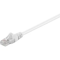 Goobay Cable Réseau RJ45 U/UTP C5e 5m Blanc (68508)