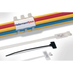 Lot De 10 étiquettes D'identification 203x4,6mm Avec Colliers + Un Stylo Indélébile Inclus - HellermannTyton