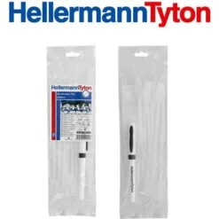 Lot De 10 étiquettes D'identification 203x4,6mm Avec Colliers + Un Stylo Indélébile Inclus - HellermannTyton 9 Lot De 10 étiquettes D'identification 203x4,6mm Avec Colliers + Un Stylo Indélébile Inclus - HellermannTyton -Goobayd Magasin 77102454 5