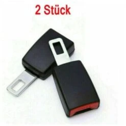 2X Clip De Verrouillage De Boucle D'Extension D'Extension De Ceinture De Sécurité De Voiture Réglable