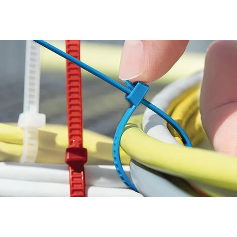 Lot De 25 Colliers Vert De Serrage Ré-ouvrables 195x4,7mm PA66 - HellermannTyton 2 Lot De 25 Colliers Vert De Serrage Ré-ouvrables 195x4,7mm PA66 - HellermannTyton – Image 2