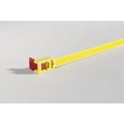 5 Colliers De Serrage Réouvrable 750 X 13 Mm Jaune SpeedyTie - RTT750 - HellermannTyton