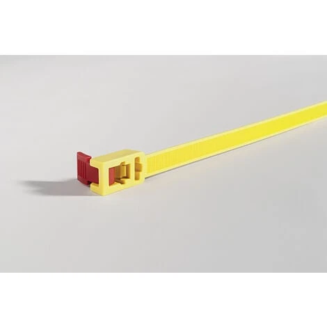 5 Colliers De Serrage Réouvrable 750 X 13 Mm Jaune SpeedyTie - RTT750 - HellermannTyton 1 5 Colliers De Serrage Réouvrable 750 X 13 Mm Jaune SpeedyTie - RTT750 - HellermannTyton