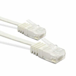 Câble Ethernet RJ45 CAT 6a Mâle/mâle Droit Plat - FTP 10 M
