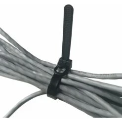 BETTE Wiederverwendbare Kabelbinder, Ultra Tough Nylon Flexible Kabelbinder Zip-Kabelbinder Mit Slipknot (Schwarz) [Packung Mit 100] -Goobayd Magasin 78387943 3