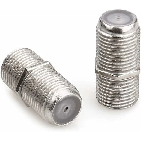 F Plug Femelle à Femelle Coupleur De Câble Coaxial Extension Pour F TV Adaptateur De Câbles Coax Radio, Antenne TV Câble Coaxial F-Connectors Adaptateur Satellite Type F Connecteur -2Pack 4 F Plug Femelle à Femelle Coupleur De Câble Coaxial Extension Pour F TV Adaptateur De Câbles Coax Radio, Antenne TV Câble Coaxial F-Connectors Adaptateur Satellite Type F Connecteur -2Pack – Image 4