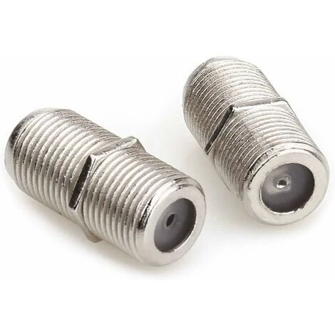 F Plug Femelle à Femelle Coupleur De Câble Coaxial Extension Pour F TV Adaptateur De Câbles Coax Radio, Antenne TV Câble Coaxial F-Connectors Adaptateur Satellite Type F Connecteur -2Pack 5 F Plug Femelle à Femelle Coupleur De Câble Coaxial Extension Pour F TV Adaptateur De Câbles Coax Radio, Antenne TV Câble Coaxial F-Connectors Adaptateur Satellite Type F Connecteur -2Pack – Image 5