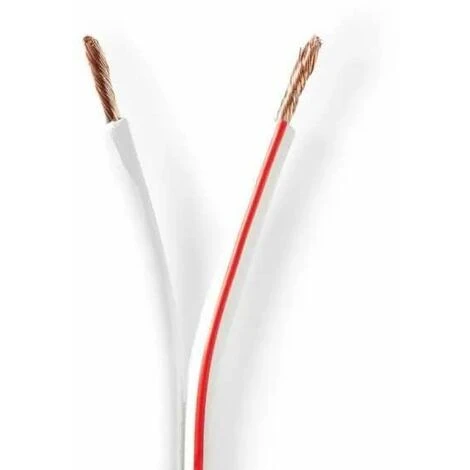 Câble Bipolaire 2 Fils 0,5mm² Blanc Rouge AWG Isolant PVC 50V 2x8A Fil électrique Maison Lumière Lampe Ruban LED Eclairage, 2 Mètres 2 Câble Bipolaire 2 Fils 0,5mm² Blanc Rouge AWG Isolant PVC 50V 2x8A Fil électrique Maison Lumière Lampe Ruban LED Eclairage, 2 Mètres – Image 2