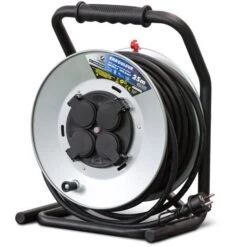 Enrouleur 4 Prises-h07rn-3g2.5MM²-25M - Acier Galvanisé -I-watts Pro