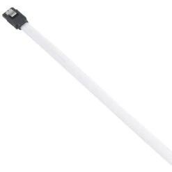 50CM SATA 3.0 III SATA3 Cable De Donnees A 7 Broches SSD A Angle Droit 6Gb / S Cordon De Donnees Pour Disque Dur Avec Gaine En Nylon (Blanc) -Goobayd Magasin 94711533 5