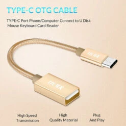 USB Type C Vers USB OTG Cable Adapté Pour Mi5 Mi4C 5X 6P OTG Type-C Charger Câble De DonnéEs Câble USB C -Goobayd Magasin 97351608 3