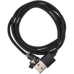 Magnetic Lignes De Charge MagnÉTiques Rondes De Charge MagnÉTique Androïde De Coude De Ligne De DonnÉEs Android