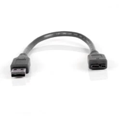 Câble De DonnéEs -B, USB 3.0 Type Un Câble Mâle Vers -B Convient Aux TéLéPhones, Appareils Photo, Disques Durs (0,3 Mètre, Noir) -Goobayd Magasin 97354713 4