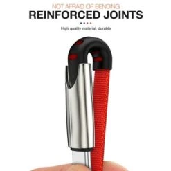 Câble De DonnéEs USB C à Charge Pour Câble USB Type C Pour S8 S9 S10 Super Charge (Bleu) -Goobayd Magasin 97361566 4